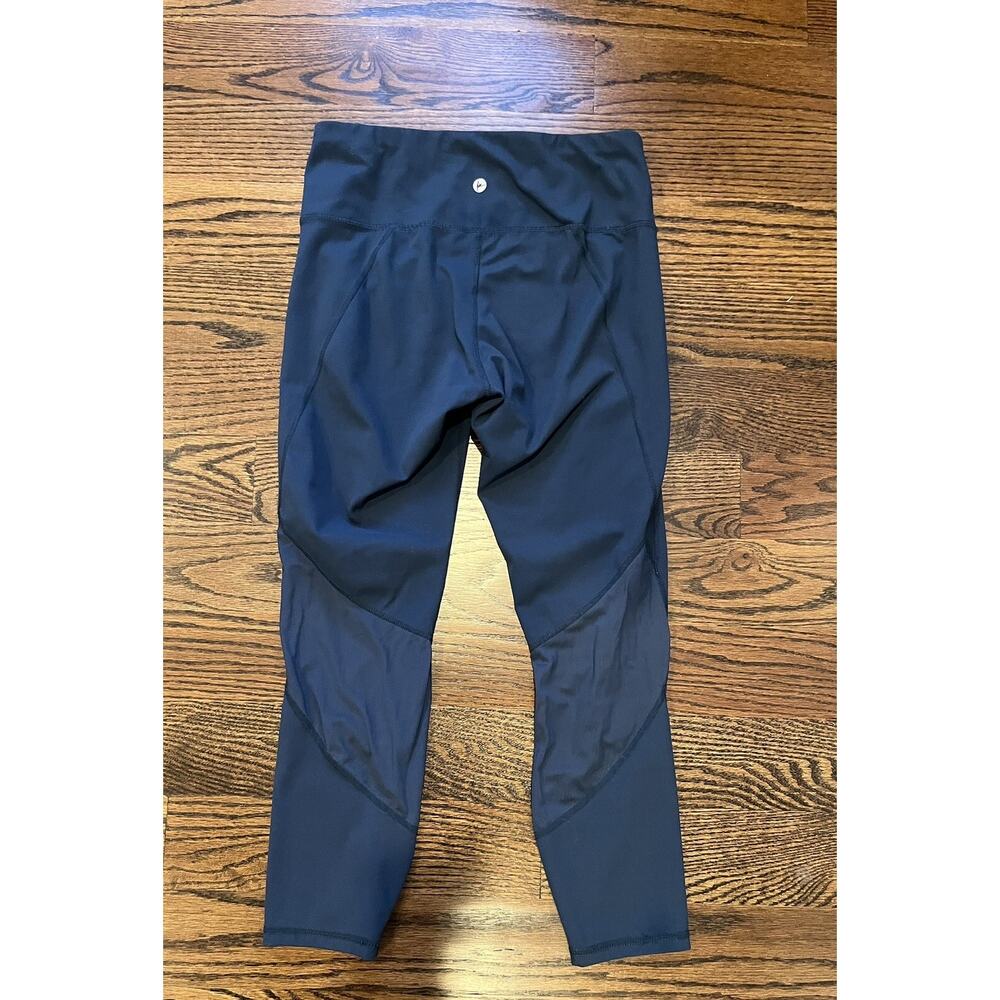 90 Degree by Reflex womens mesh contrast Performance Capri Leggings Sz. M - Picture 3 of 5
